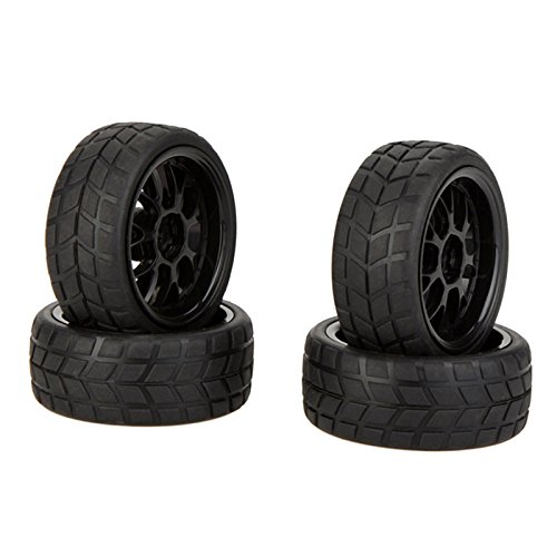Eighosee 4Pcs Hochleistungs 1/10 Rallye Felgenräder Und Reifen 20101 Für Rc Car von Eighosee