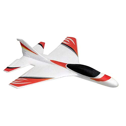 Eighosee Elektrisches Flugzeug Flugzeug Festflügel Handwurfmodell Leuchtende Auswurfspielzeug Rot von Eighosee