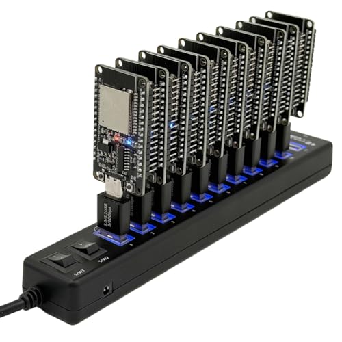 Eighosee NerdMiner Hub 550KH/S Solo Lottery Miner 10x55K Miner -Kit Bitcoin BTC Miner Asic Mining Krypto-Mining-Station von Eighosee