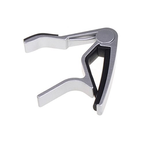 Eighosee Schnell aendern 6tring akustisch elektrisch Gitarre ausloesen Schluessel Klemme (Silber) von Eighosee