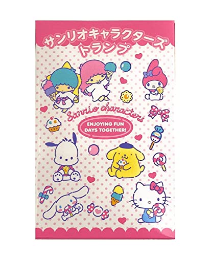 Sanrio Spielkarte Hello Kitty, Little Twin Stars, My Melody, Cinnamoroll, Pompompurin, Pochacco 8,9 x 6,1 x 1,8 cm mit Papieretui Sanrio Spielkarte Hello Kitty, Little Twin Stars, My Melody, Cinnamoroll, Pompompurin, Pochacco 8,9 x 6,1 x 1,8 cm mit Papieretui von Eikoh