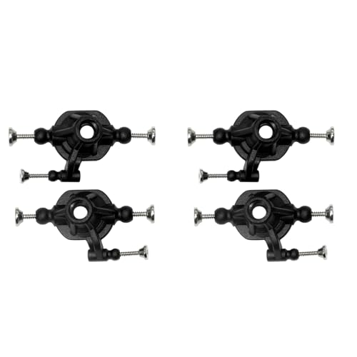 Eioeeklop 4 Stück Vorderer Achs Schenkel Vorderer Lenkung Becher 55-SJ12 für 9155 9156 Xinlehong 9155 9156 1/12 RC Teile von Eioeeklop
