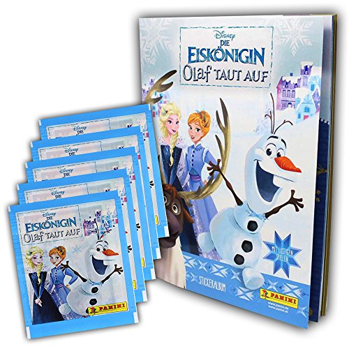 Panini - Disney Eiskönigin 6 "Olaf taut auf" - Sammelalbum + 5 Booster - 2017 von Eiskönigin