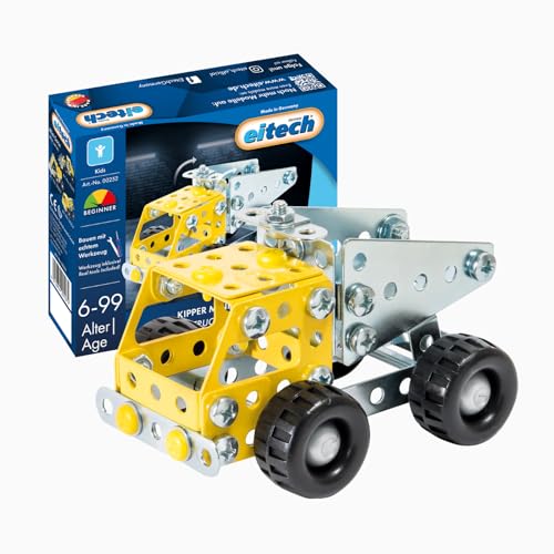 Eitech 00252 Metallbaukasten - Kipper Mini, Kipplaster für Kinder ab 6 Jahren, Lernspielzeug mit 100 Bauteilen, Baustelle, LKW, Fahrzeug, Spielzeug Eitech 00252 Metallbaukasten - Kipper Mini, Kipplaster für Kinder ab 6 Jahren, Lernspielzeug mit 100 Bauteilen, Baustelle, LKW, Fahrzeug, Spielzeug von Eitech