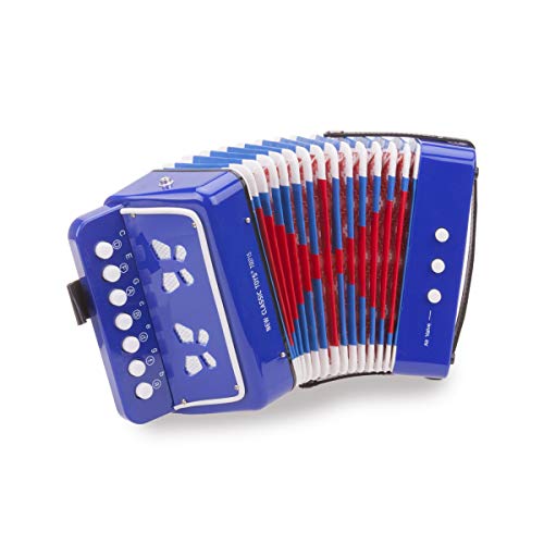 New Classic Toys - 10056 - Musikinstrument - Akkordeon mit Musikbuch - Blau New Classic Toys - 10056 - Musikinstrument - Akkordeon mit Musikbuch - Blau von New Classic Toys