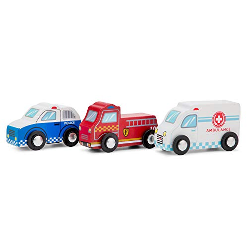 New Classic Toys - 11933 - Spielfahrzeuge - Fahrzeugset - 3 Fahrzeuge von New Classic Toys