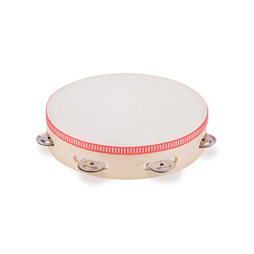 New Classic Toys - 10381 - Musikinstrument - Tamburin mit Fell von Eitech