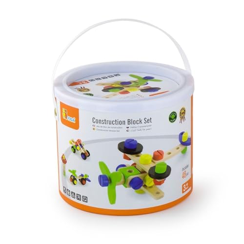 Viga Toys - 50383 Konstruktionsset, Mehrfarbig, 48 Stück Viga Toys - 50383 Konstruktionsset, Mehrfarbig, 48 Stück von Eitech