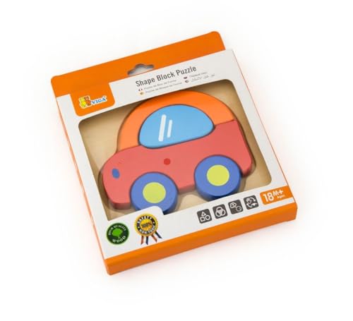 Viga Toys - Holzpuzzle - Auto von Eitech