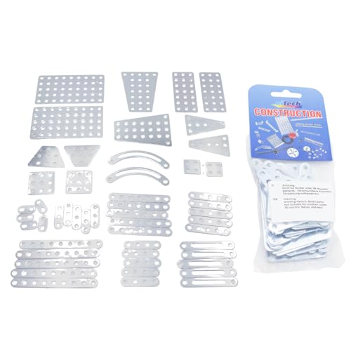 eitech 00102 Metallbaukasten Ergänzungs-Set Flachstäbe Platten 2-9 Loch, Konstruktionsspielzeug Zubehör eitech 00102 Metallbaukasten Ergänzungs-Set Flachstäbe Platten 2-9 Loch, Konstruktionsspielzeug Zubehör von Eitech