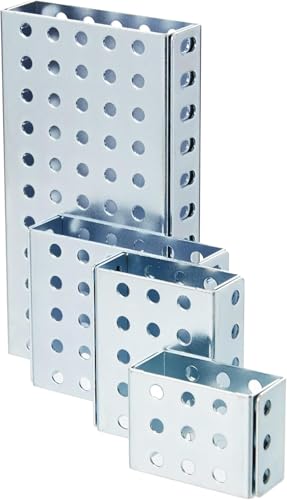 eitech 00107 Metallbaukasten - Ergänzungs-Set Platten abgewinkelt, 8 Stck. 3x3 bis 11x5 Loch, Modellbau für Kinder und Erwachsene, Konstruktionsspielzeug eitech 00107 Metallbaukasten - Ergänzungs-Set Platten abgewinkelt, 8 Stck. 3x3 bis 11x5 Loch, Modellbau für Kinder und Erwachsene, Konstruktionsspielzeug von Eitech