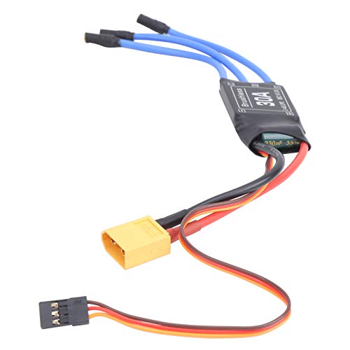 30A Brushless ESC, Brushless Regler XT60 Stecker Eletronic Speed Controller Elektronischer Drehzahlregler für RC Fernsteuerung Drohne Hubschrauber FPV 30A Brushless ESC, Brushless Regler XT60 Stecker Eletronic Speed Controller Elektronischer Drehzahlregler für RC Fernsteuerung Drohne Hubschrauber FPV von Ejoyous