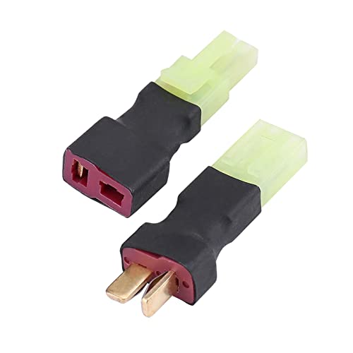 Ejoyous 2Pcs/Set T Stecker, Mini Stecker Adapter Männlich/Weiblich Auf Mini Stecker Adapter RC Batterie Adapterkabel Bananenstecker Zu Mini Buchse/stecker Adapter von Ejoyous