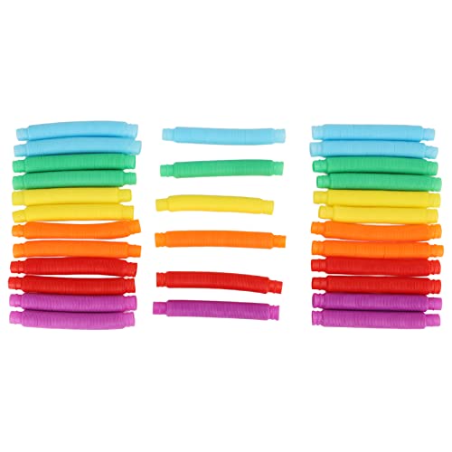 Ejoyous 30 PCs Pop -Röhrchen Dehnbar, Zugrohr, Biegsames Spielzeug mit Mehreren Farben, Sensorische Stimulation, Vielseitige Formen, Spezielle Soundeffekte für und Erwachsene, Stressabbau Ejoyous 30 PCs Pop -Röhrchen Dehnbar, Zugrohr, Biegsames Spielzeug mit Mehreren Farben, Sensorische Stimulation, Vielseitige Formen, Spezielle Soundeffekte für und Erwachsene, Stressabbau von Ejoyous
