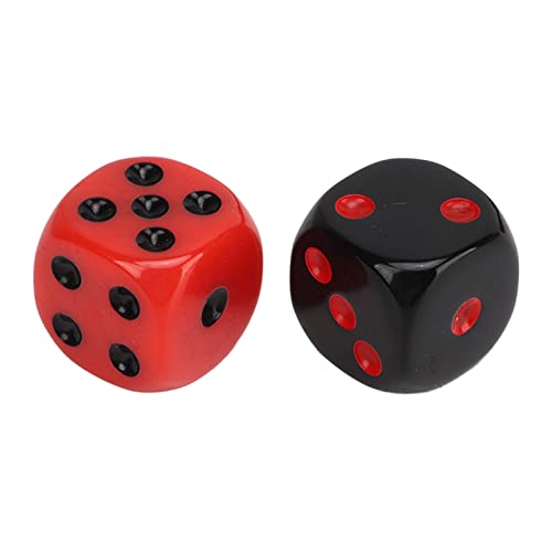 Ejoyous 6-seitiger Würfelsatz, 48 Stück 1,5 cm/0,6 Zoll Schwarze und Rote Kunststoff-wasserdichte Brettspielwürfel mit Zugbeutel für Partys, Bars, Clubs, Matheunterricht, Klassenzimmer Ejoyous 6-seitiger Würfelsatz, 48 Stück 1,5 cm/0,6 Zoll Schwarze und Rote Kunststoff-wasserdichte Brettspielwürfel mit Zugbeutel für Partys, Bars, Clubs, Matheunterricht, Klassenzimmer von Ejoyous