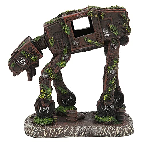 Ejoyous Aquarium Roboter Deko, Fischtank Versteck Höhle Ornament Aquarien Reptilien Tank Dekoration Kleine Haustier Dekorative Landschaft Ornament Dekor von Ejoyous