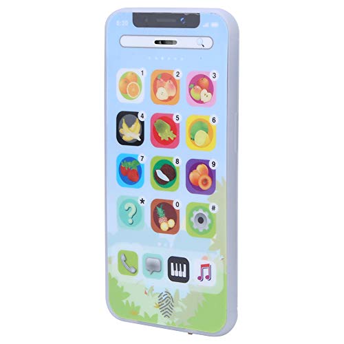 Ejoyous Baby Telefon Musikspielzeug, Baby Spielzeug Baby Handy Spielzeug Kleinkind Smartphone Spielzeug mit Lichtern und Musik Educational Learning Machine mit 8 Modi (Blau) von Ejoyous