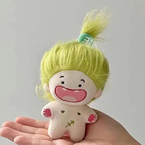 Ejoyous Niedliche Puppe Plüsch Super Soft Short Plüsch Cartoon Gefülltes Spielzeug Kleines Plüschspielzeug mit PP -Baumwolle, Ideal für, Mädchen, Freunde, Tragbare, Leichte, Waschbare Puppe für von Ejoyous