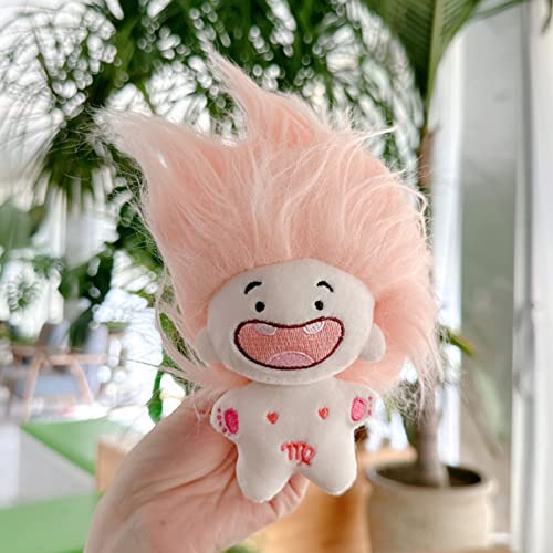Ejoyous Niedliche Puppe Plüsch Super Soft Short Plüsch Cartoon Gefülltes Spielzeug Kleines Plüschspielzeug mit PP -Baumwolle, Ideal für, Mädchen, Freunde, Tragbare, Leichte, Waschbare Puppe für von Ejoyous
