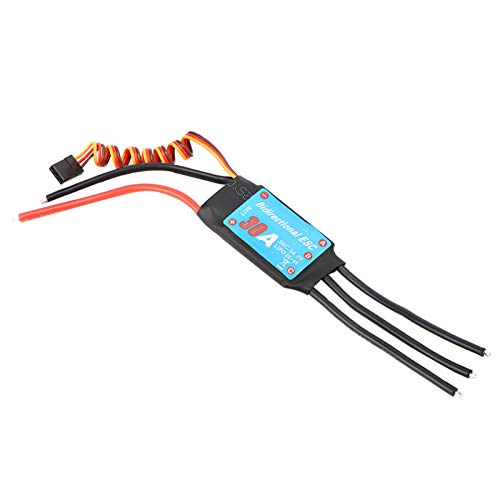 RC ESC Brushless Regler, RC Car Fahrtenregler Bürstenloser Geschwindigkeitsregler Controller Modellbau, für RC Auto Schiffe Unterwasserpropeller Zubehör 30A von Ejoyous