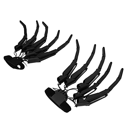 Ejoyous Skelett -Knochenklauenhand, 3D -gedruckte Gelenke Lebensgröße Gruselige Spukhausdekoration Requisiten für Partys, Maximale Flexibilität, Gruseliger Realismus, Ideal für Halloween Streiche, von Ejoyous
