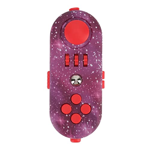 Ejoyous Zappelspielzeug, Zappel-Gamecontroller-Pad mit 13 Spielmethoden, Tragbares, Leichtes, Sensorisches EDC-Spielzeug Gegen Angstzustände Zur Stressreduzierung und (10 Sterne Lila) von Ejoyous