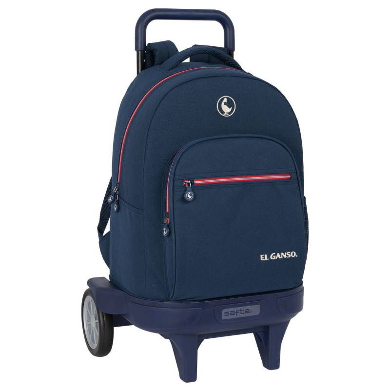 Schulrucksack mit Rädern El Ganso Classic Marineblau 33 X 45 X 22 cm von El Ganso