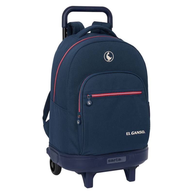 Schulrucksack mit Rädern El Ganso Classic Marineblau 33 X 45 X 22 cm von El Ganso