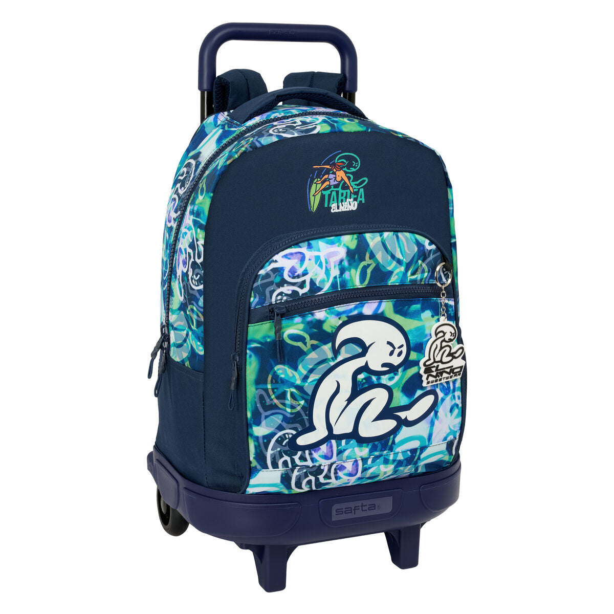 Schulrucksack mit Rädern El Niño Kook Marineblau 33 x 45 x 22 cm Schulrucksack mit Rädern El Niño Kook Marineblau 33 x 45 x 22 cm von El Niño