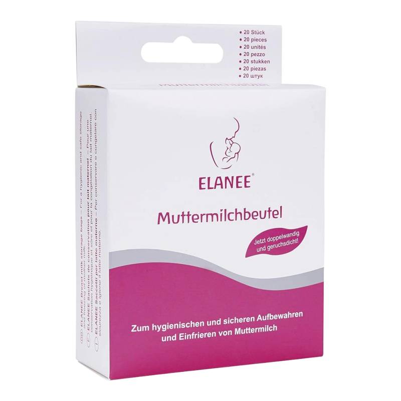 Elanee 20er-Pack Muttermilchbeutel von Elanee