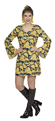 Andrea Moden - Kostüm Banana Kleid, Kleid mit Kopfband, Bananenkleid, Mottoparty, Karneval von Elbenwald