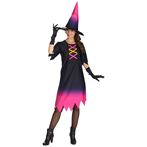 Andrea Moden - Kostüm Hexe, Kleid mit Hut, Damenkostüm, Mottoparty, Halloween, Karneval von Elbenwald