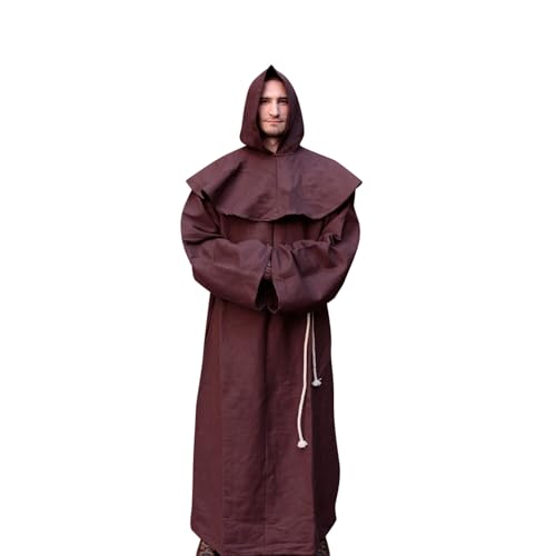 Burgschneider - Mönchskutte Franziskus - Braun (XXL/XXXL, Unisex, Baumwolle) Historisch - Medieval Burgschneider - Mönchskutte Franziskus - Braun (XXL/XXXL, Unisex, Baumwolle) Historisch - Medieval von Burgschneider