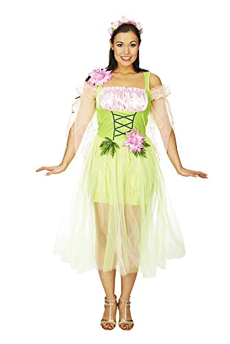 Fee Melody Kostüm Gr. 36 38 Green Fairy Kleid - Zauberhafte Märchen Fee für Karneval oder Theaterauftritt von Elbenwald