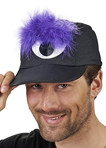Monster Mütze mit Auge - perfekt zum Monster oder Alien Kostüm an Halloween, Fasching, Mottoparty oder Karneval von Elbenwald