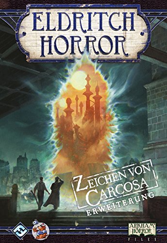 Fantasy Flight Games | Eldritch Horror – Zeichen von Carcosa | Erweiterung | Expertenspiel | Strategiespiel | 1-8 Spieler | Ab 14+ Jahren | 120+ Minuten | Deutsch von Fantasy Flight Games