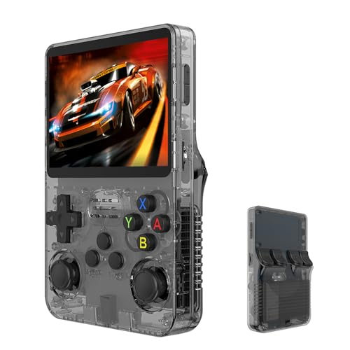 EleBikk R36S Retro Handheld Spielkonsole, Retro Gaming Konsole, 3,5 Zoll IPS Bildschirm 640 X 480 HD Pixel, 128GB TF-Karte 20.000 Retro-Spiele, Unterstützt Mehrere Emulatoren von EleBikk