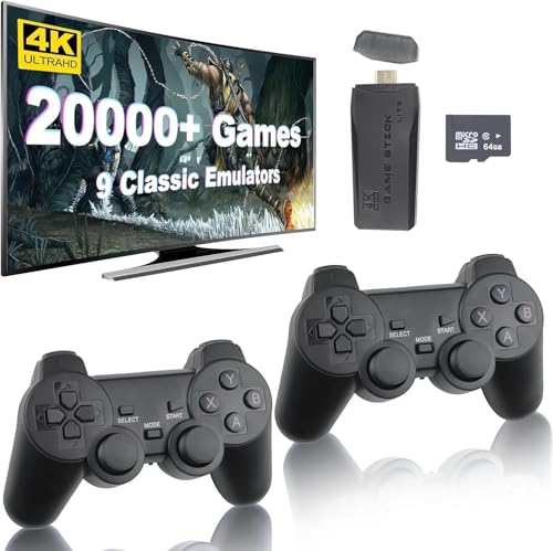 EleBikk Retro Spielekonsole, Retro Gaming Stick, Retro Konsole Spielkonsole Videospielkonsole M8 64G 4K HDMI-Ausgang, 20000+ Spiele, 2.4G Wireless Game Controller, TV Videospielmaschine Spielzeug EleBikk Retro Spielekonsole, Retro Gaming Stick, Retro Konsole Spielkonsole Videospielkonsole M8 64G 4K HDMI-Ausgang, 20000+ Spiele, 2.4G Wireless Game Controller, TV Videospielmaschine Spielzeug von EleBikk