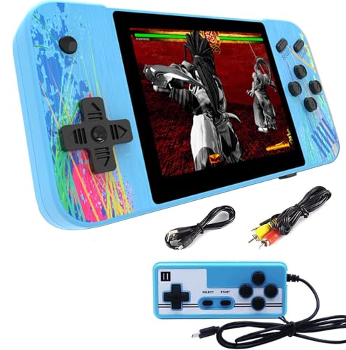 EleBikk Mini-Spielkonsole GameBoy, Retro Spielekonsole, Unterstützt 2 Spieler und Kann an Den Fernseher Angeschlossen Werden, Vorinstalliert mit 800 Klassischen Spielen, 3,5-Zoll-LCD-Bildschirm, Mini- EleBikk Mini-Spielkonsole GameBoy, Retro Spielekonsole, Unterstützt 2 Spieler und Kann an Den Fernseher Angeschlossen Werden, Vorinstalliert mit 800 Klassischen Spielen, 3,5-Zoll-LCD-Bildschirm, Mini- von EleBikk