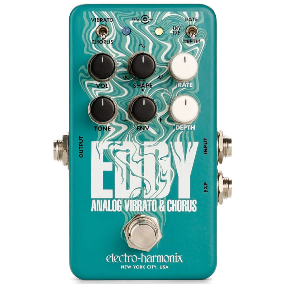 Electro Harmonix Eddy Analog Vibrato/Chorus Effektgerät E-Gitarre von Electro Harmonix