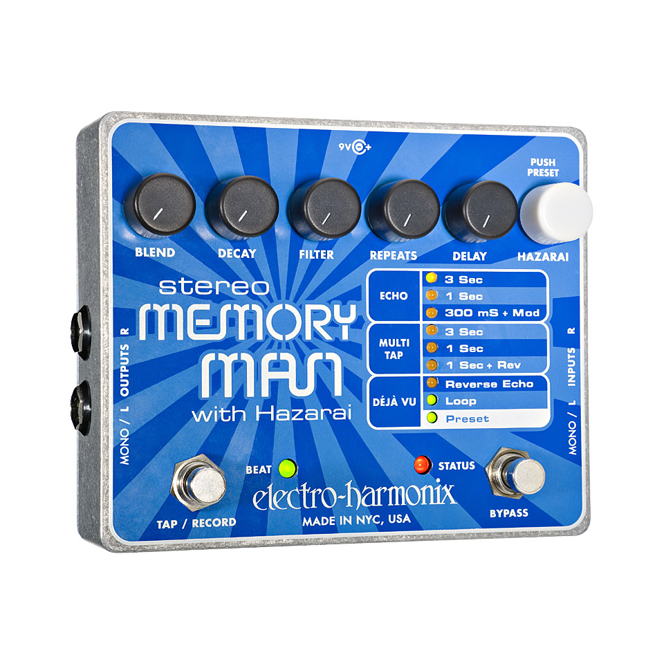 Electro Harmonix XO Stereo Memory Man with Hazarai Effektgerät von Electro Harmonix