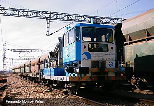 Electrotren HE2009 RENFE, Wartungsfahrzeug KLV 53, „MIT“, Blaue Lackierung, Ep. V-Modell Eisenbahnlokomotive – Diesel von Electrotren