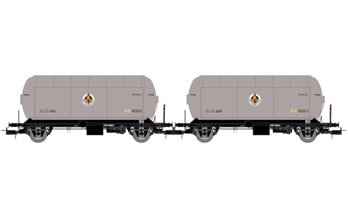Electrotren HE6073 RENFE, 2-Einheiten-Pack, PR Gastankwagen, Butano S.A. silber-schwarz, ep. III Güterwagen Electrotren HE6073 RENFE, 2-Einheiten-Pack, PR Gastankwagen, Butano S.A. silber-schwarz, ep. III Güterwagen von Electrotren