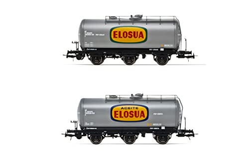 RENFE Tankwagen mit 3 Achsen, 2 Stück, Elosua-Lackierung, Periode IV RENFE Tankwagen mit 3 Achsen, 2 Stück, Elosua-Lackierung, Periode IV von Electrotren