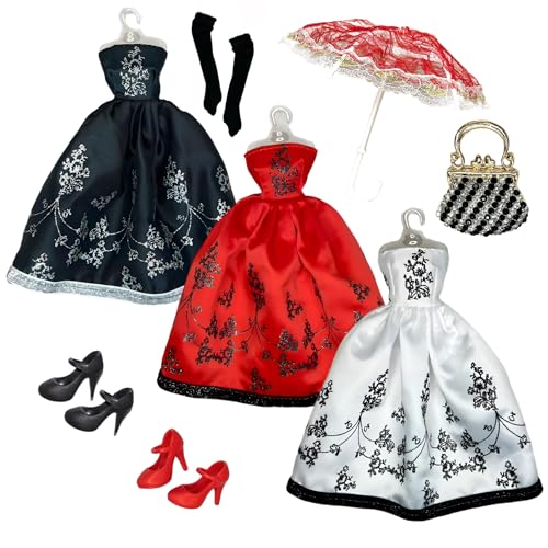 Eledoll Clothes Fashion Pack for 30.5 cm Fashion Doll Audrey 3 Dress Pack Eledoll Clothes Fashion Pack for 30.5 cm Fashion Doll Audrey 3 Dress Pack von Eledoll