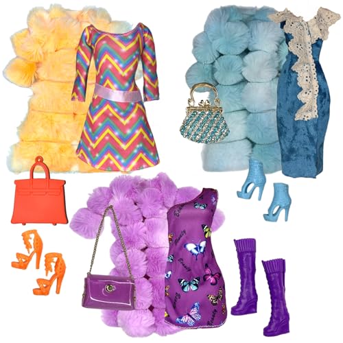 Eledoll Clothes Fashion Pack for 30.5 cm Fashion Doll Fur Fusion Set Eledoll Clothes Fashion Pack for 30.5 cm Fashion Doll Fur Fusion Set von Eledoll