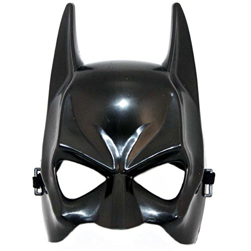 Eleery Unisex Plastic Black Batman Face Mask Dark Knight Super Hero Eyemask Halloween Party Masquerade Fancy Dress Cover (Type B) by Eleery von Eleery