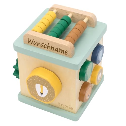 Elefantasie Kleiner Motorikwürfel Holzspielzeug Aktivitätswürfel für Babys personalisiert mit Namen ab 12 Monaten Elefantasie Kleiner Motorikwürfel Holzspielzeug Aktivitätswürfel für Babys personalisiert mit Namen ab 12 Monaten von Elefantasie