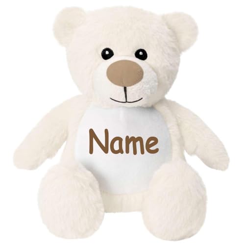 Elefantasie Kleines Stofftier PERSONALISIERT Teddybär mit Name Bedruckt Kuscheltier Plüschtier 25cm Bär beige Elefantasie Kleines Stofftier PERSONALISIERT Teddybär mit Name Bedruckt Kuscheltier Plüschtier 25cm Bär beige von Elefantasie