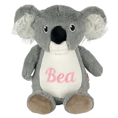 Elefantasie Personalisiertes Stofftier Koala Kuscheltier Bestickt Plüschtier zur Geburt Stickmotiv Name von Elefantasie
